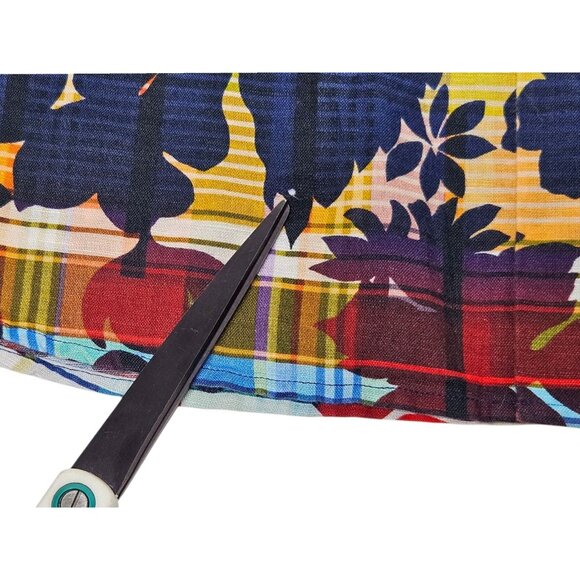 Robert Graham Cul De Sack Short Sleeve Shirt Men's XL Colorful Floral Tropical - Picture 10 of 13